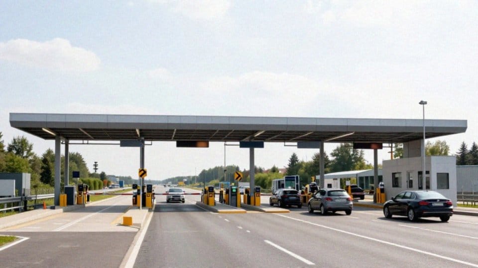 Gdzie są punkty poboru opłat na autostradzie A4?