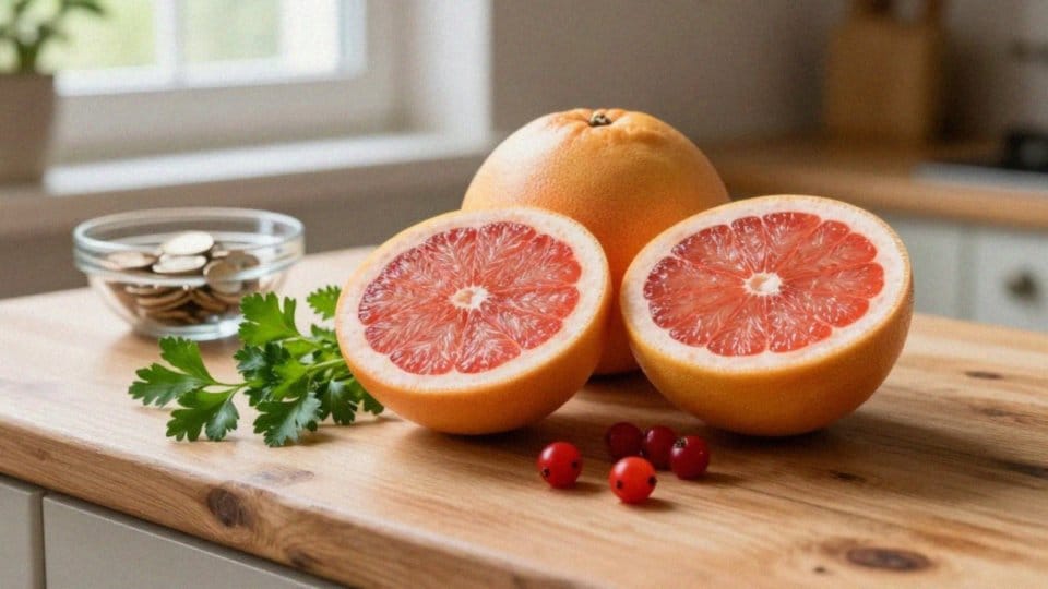 Jakie witaminy i antyoksydanty zawiera grejpfrut?