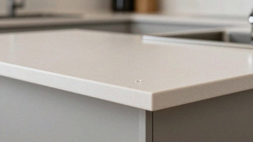 Jakie są wady płyty laminowanej między szafkami?