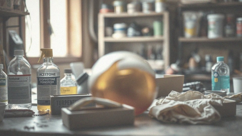 Jakie środki chemiczne mogą pomóc w usunięciu żywicy?
