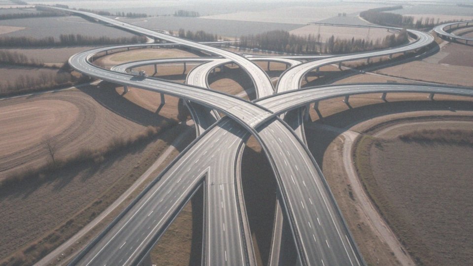 Jakie są typowe skrzyżowania i węzły na autostradzie?