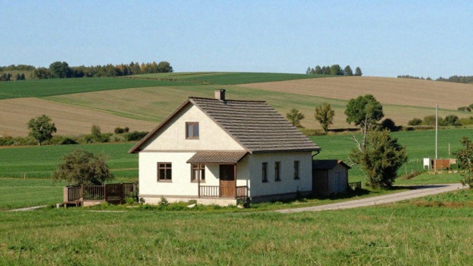 Czy na działce rolnej można postawić dom 70 m2?