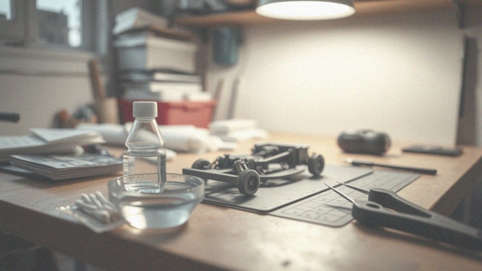 Jak aceton może być stosowany do usuwania kleju z plastiku?