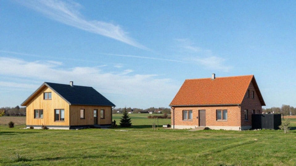 Jaką odległość zachować od drewnianego domu sąsiada?